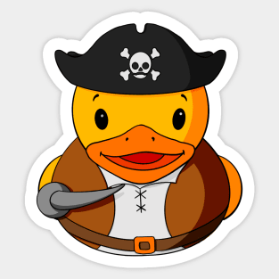 Pirate Rubber Duck Sticker